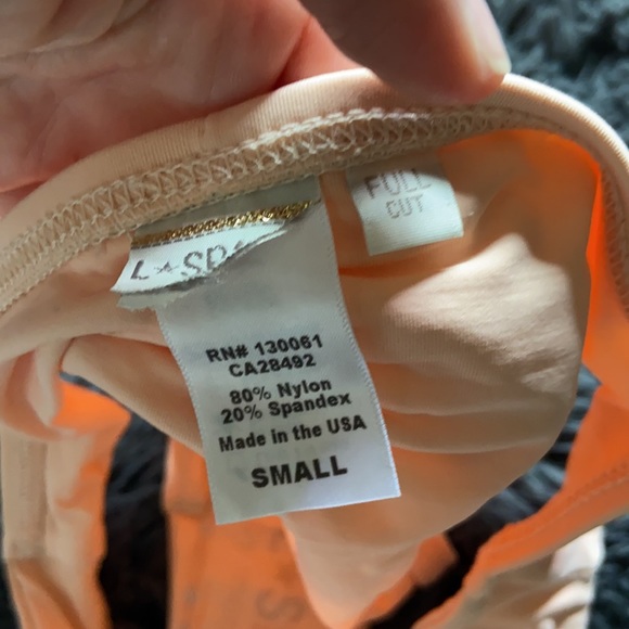 L*SPACE PASTEL PEACH SWIM BOTTOM SIZE SMALL - Picture 3 of 6